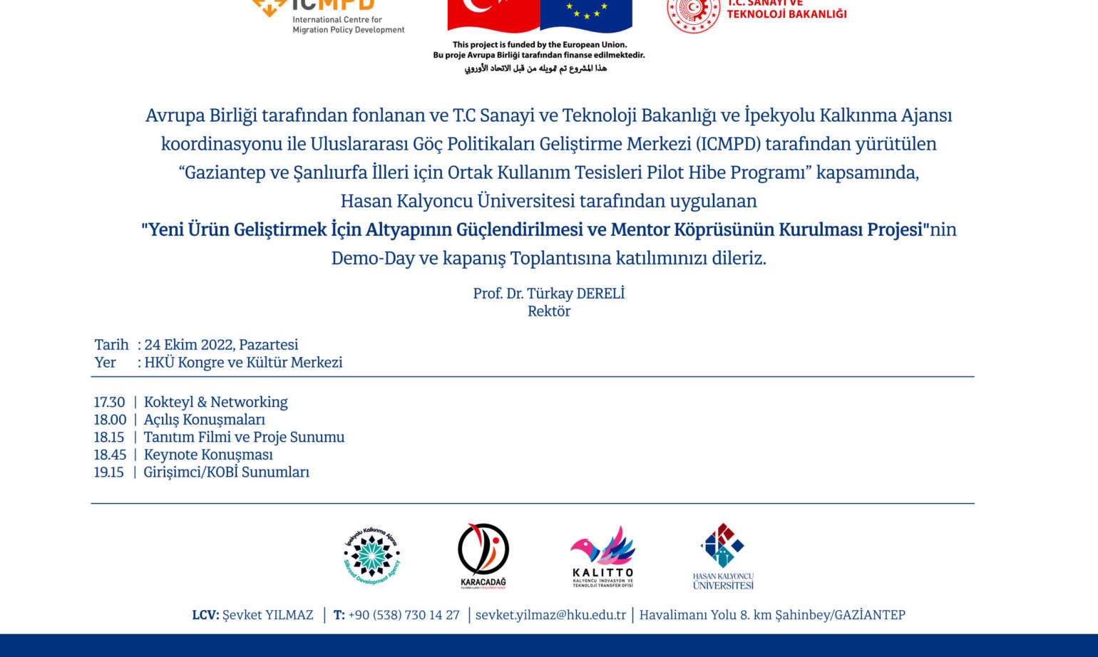 Demo-Day ve Kapanış Etkinliği Gerçekleştirilecek!